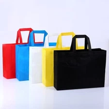 30 pcs (random color) Non Woven Bag Grocery/Multipurpose Shopping Beg 40x10x31cm