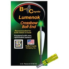 Lumenok Crossbow Nock Green Gold Tip Flat 3 pack