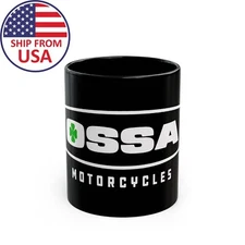 OSSA Motorcycle 11oz Coffee Tea Black Mug