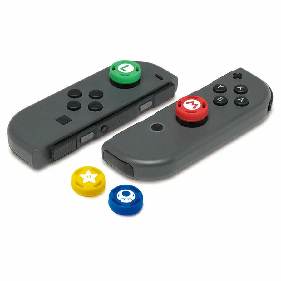 4Pcs Joystick Analog Stick Thumb Grips Silicone Caps For Nintendo Switch Lite - Image 2 of 4