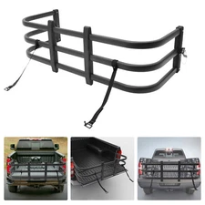132-163 cm Retractable Truck Bed Extender 180° Flip Universal Truck Bed Extender