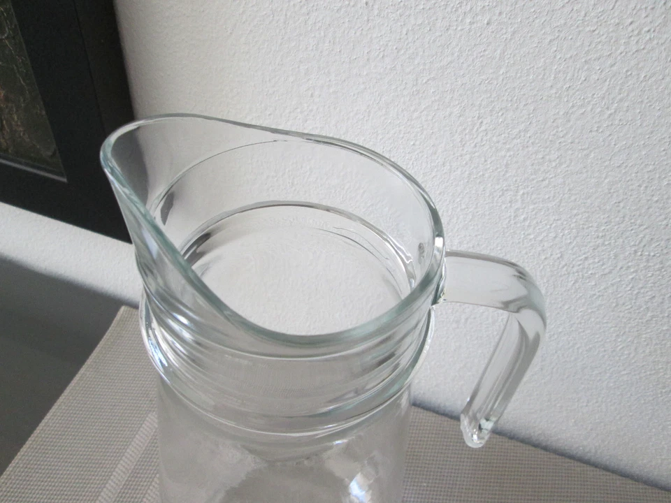 IKEA Glaskanne Glaskrug Glaskaraffe Krug Saftkrug Wasserkrug Milchkrug Kanne - Bild 3 von 3