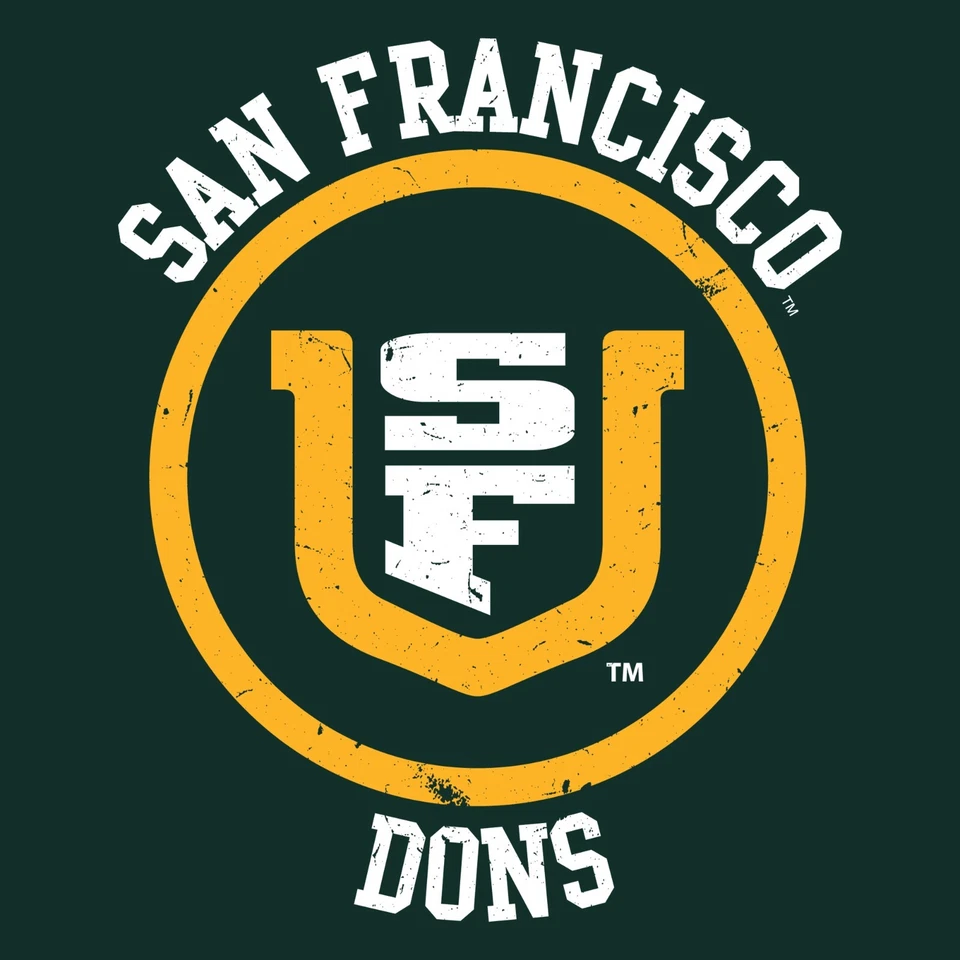 University of San Francisco Dons Distressed Circle Logo T-Shirt - Forest - Image 2 of 4