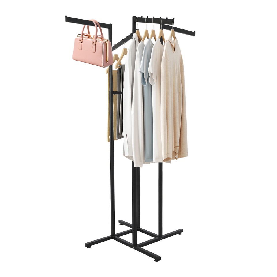 4-Way Adjustable Clothing Rack Clothing Display Rack Clothing Store ...