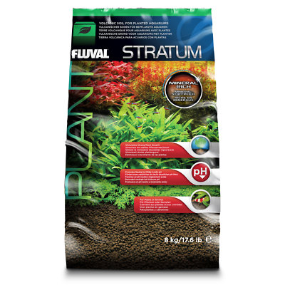 Fluval Plant & Shrimp Stratum Substrat für Aquarien 2kg 4kg oder 8kg