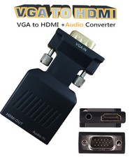 1080P VGA to HDMI Video Converter Adapter for PC Computer to HDMI HD TV Monitor
