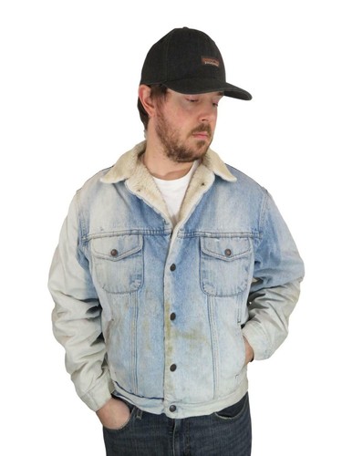 gap sherpa lined denim jacket mens