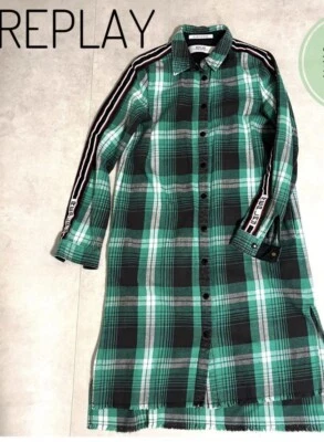 Replay, Karo Kleid, Damen, Gr XL, Neuwertig - Bild 1 von 4