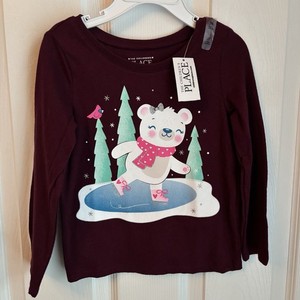 New With Tag The Children’s Place Girl Size 3T Winter Shirt