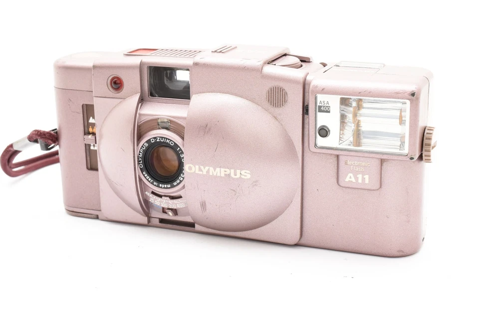 All works! [Exc+5] Olympus XA2 A11 Pink Point & Shoot 35mm Film Camera JAPAN - Image 4 of 4
