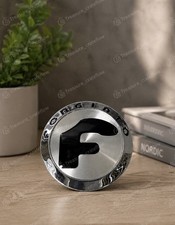 Forgiato Wheels Rims Center Cap Chrome Brushed Black New