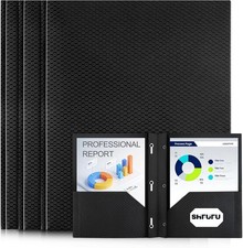 Back to School Supplies, Durable Acid-Poly, 2-Pocket Folder for School Office or