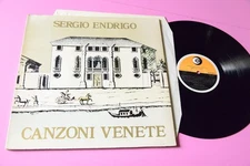 SERGIO ENDRIGO LP CANZONI VENETE ORIGINALE 1976 EX++ GATEFOLD COVER