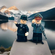 #1123 & #1124 - WWII German and British Leaders