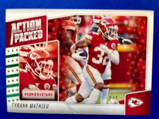 Tyrann Mathieu 2020 Panini Rookies & Stars Action Packed Green #3/5 - Chiefs