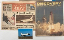 Space Shuttle Discovery 1988 Return to Flight Newspaper Booklet postcard Lot