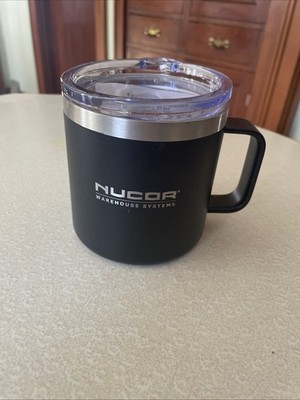 NEW Urban Peak  Mug 14 oz Insulated Black Handled Lid NUCOR Warehouse Systems