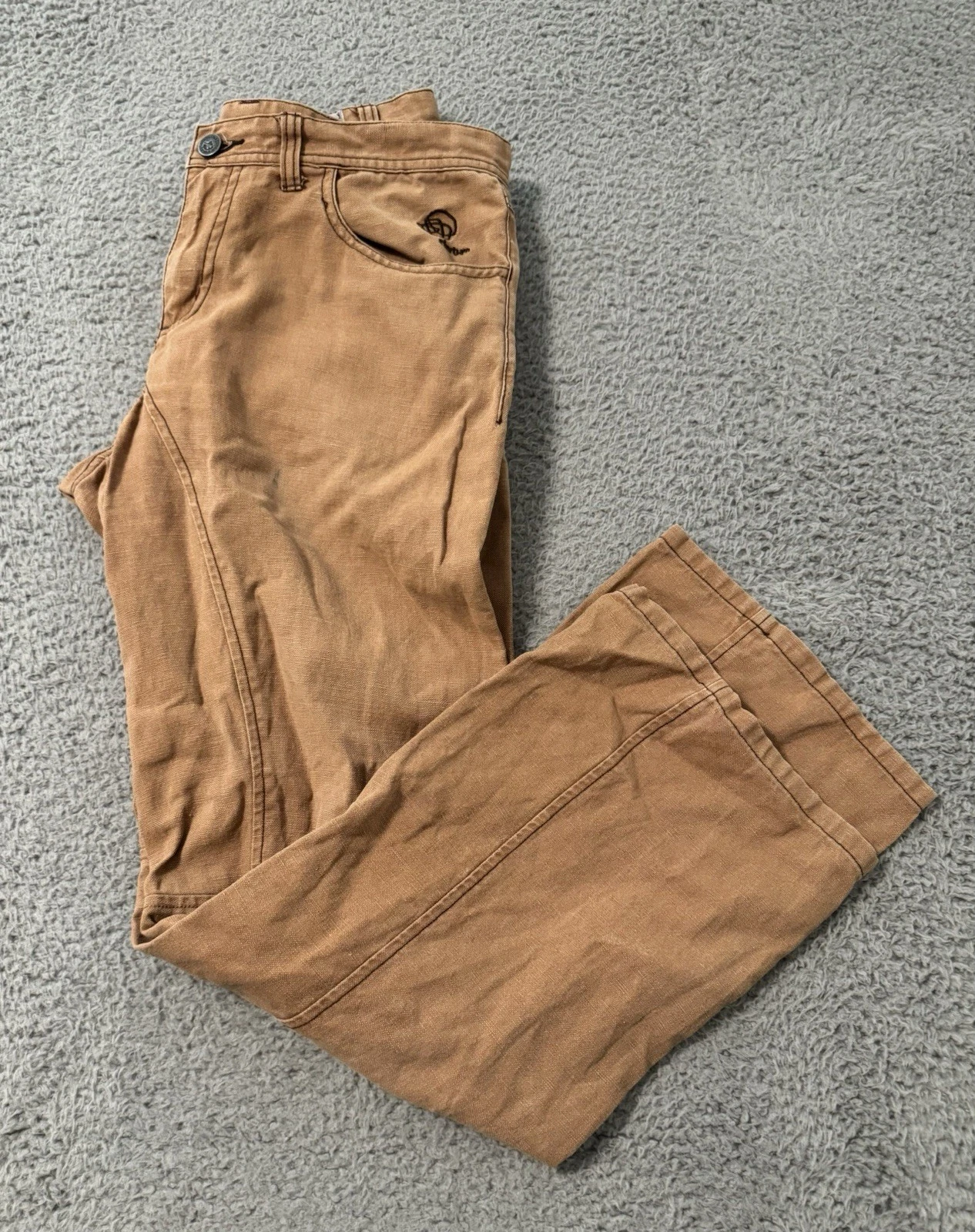 Womens Patagonia Rhythm Pants Size 8 Leg Hemp Blend Outdoor Hiking READ
Opens in a new window or tab