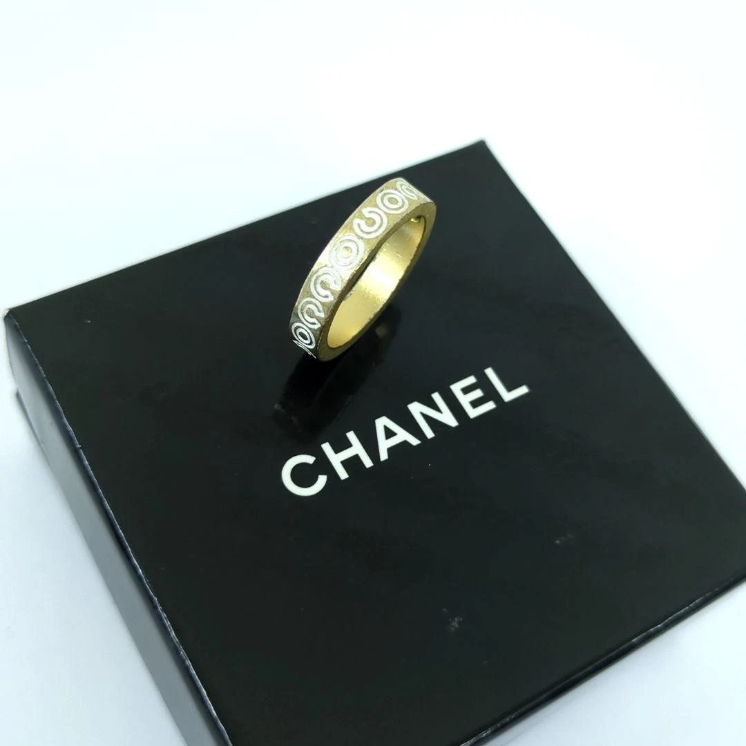 CHANEL Gold 6.5 Ring Fashion Rings for sale | eBay display picture 3