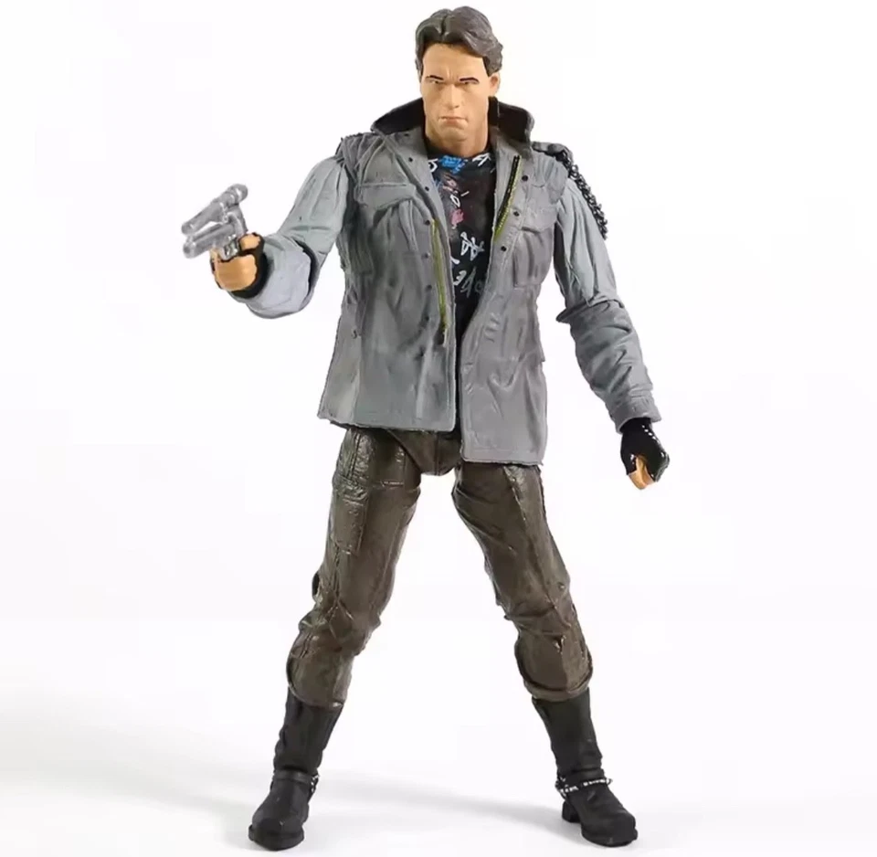 NECA Terminator 2 Judgment Day T-800 Arnold Schwarzenegger Action Figures - Image 4 of 4