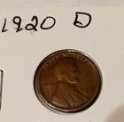1920 D Lincoln Penny, good condition