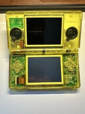 Nintendo DS Lite Reshelled Yellow Pikachu With USB Type C Charger