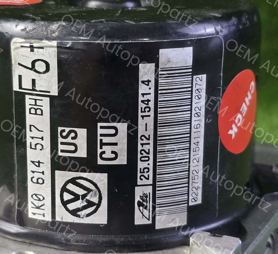 Сиденье Volkswagen Audi Gulf 1k0 614 517 BH/ 1K0907379AJ ABS оригинальное б/у - Изображение 2 из 4