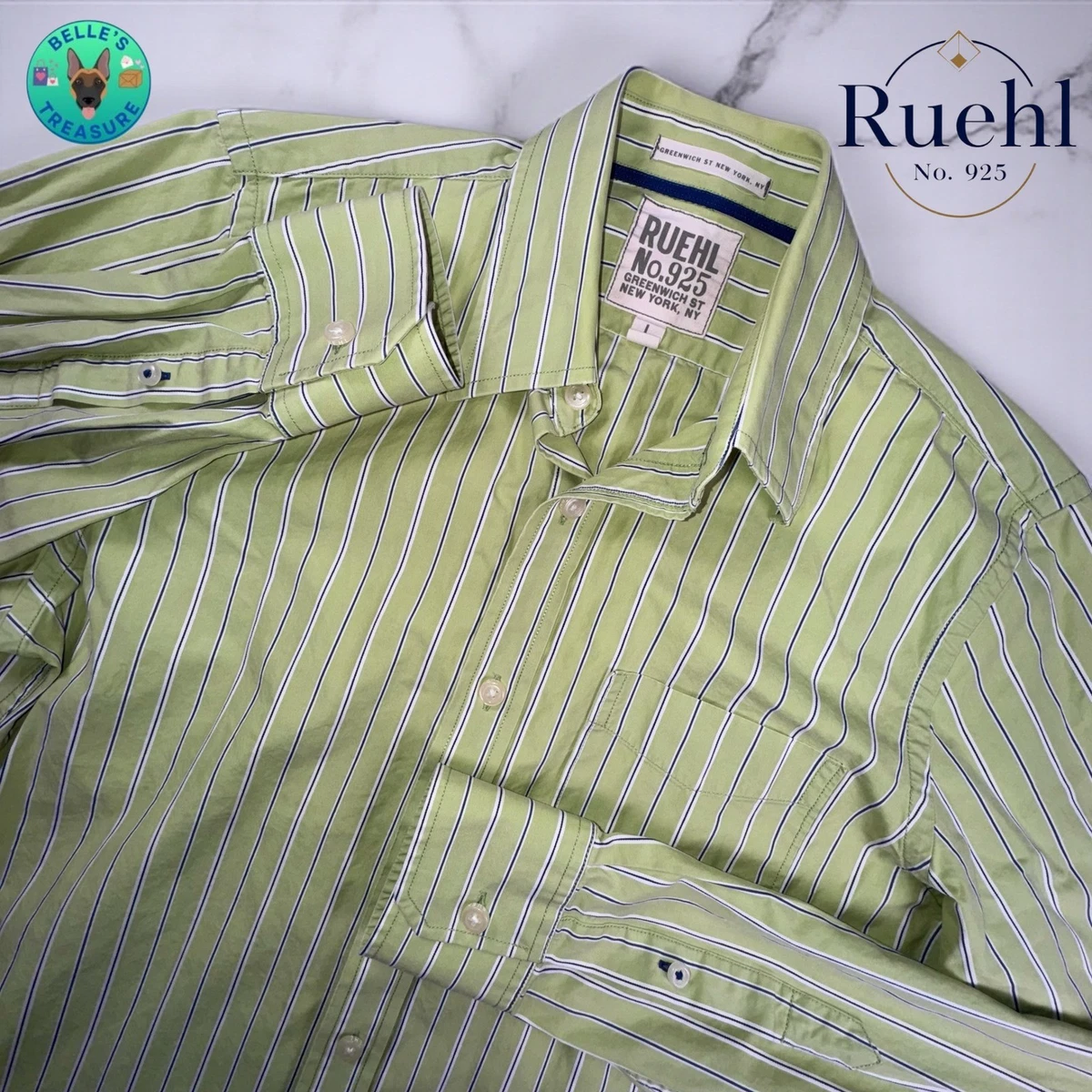 Ruehl Striped Casual Button-Down Shirts for Men for sale | eBay