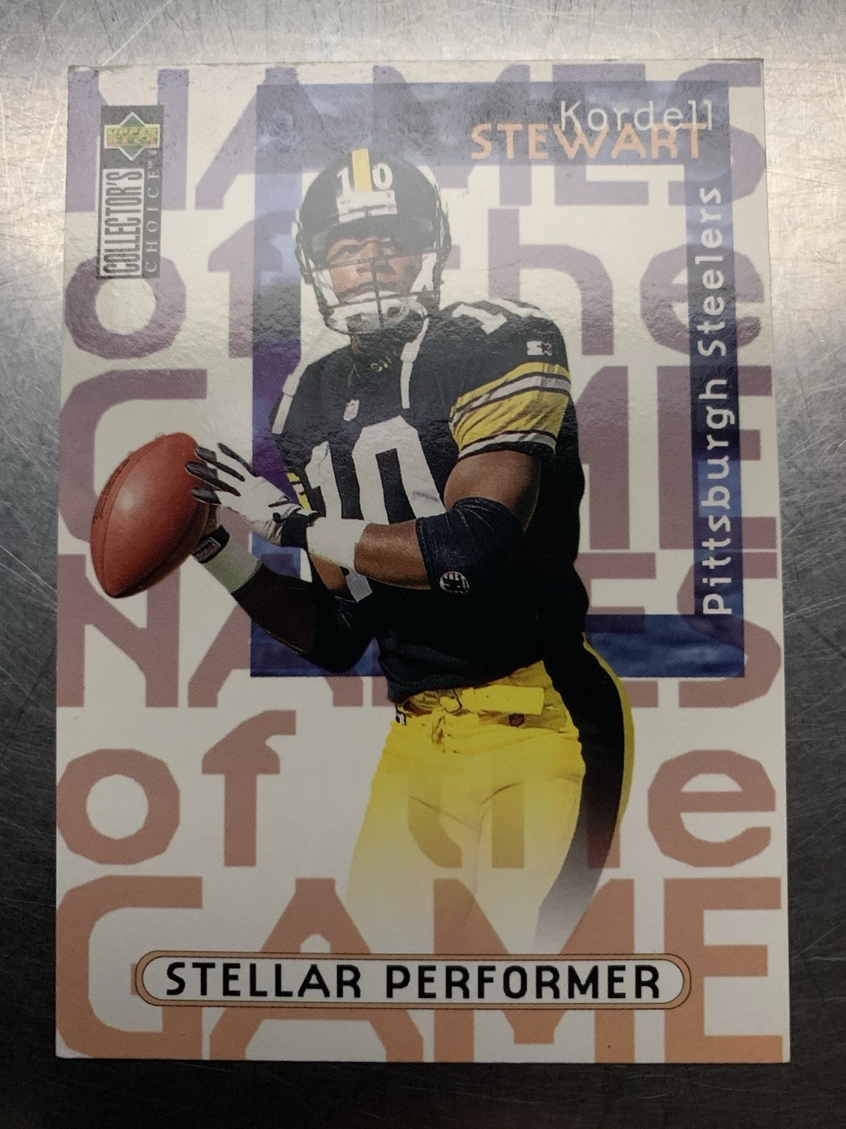 Kordell Stewart 1997 Upper Deck #84 Stellar Performer