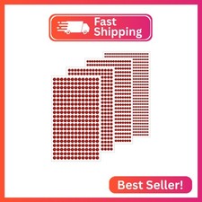 1799 Pcs 4 Sheets Rhinestone Stickers 3/4/5/6 mm Self Adhesive Rhinestones Gems