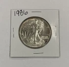 1986 American Silver Eagle 1 oz .999 Fine Coin BU Toning Key Date 1st Year