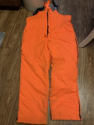 Gamehide Blaze Orange  Hunting bib overalls with Adult Large