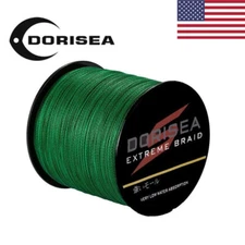 Dorisea 100M-2000M Green Extreme PE Dynema Braided Fishing Line 10LB-300LB USA