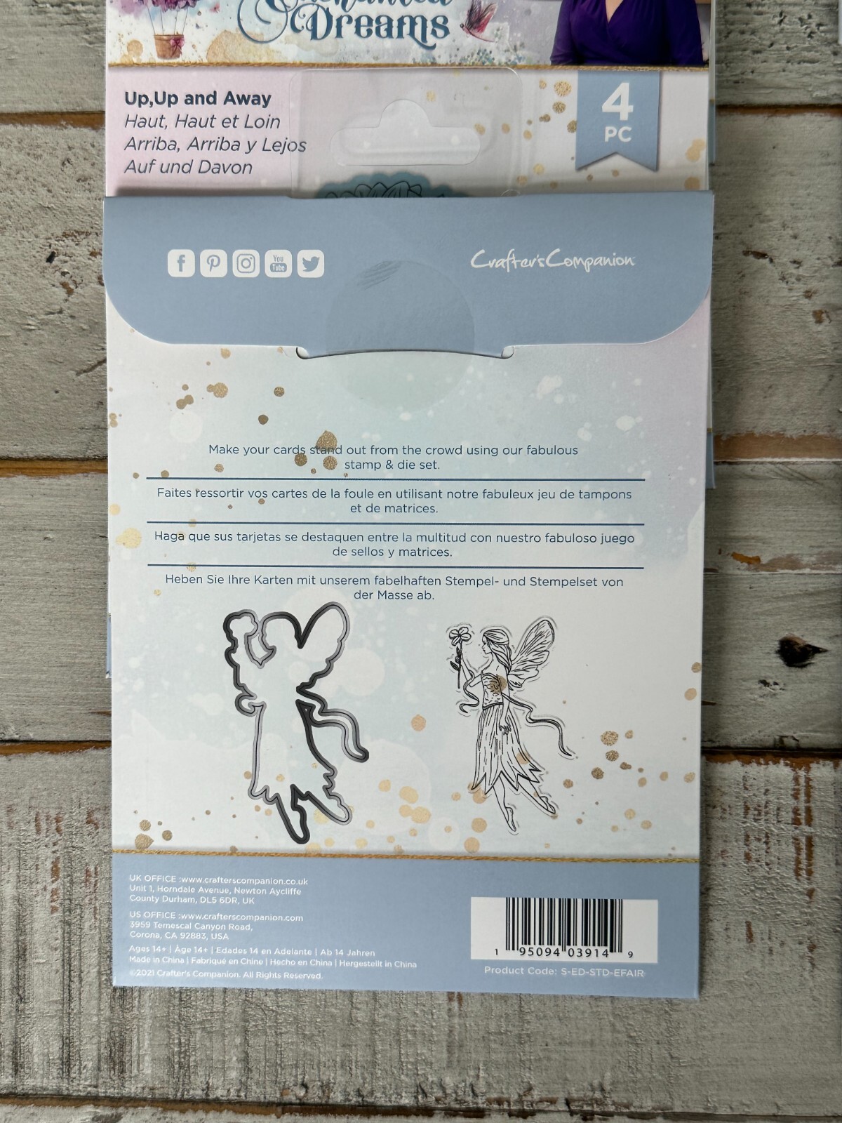 Sara Davies Signature Collection Enchanted Dreams Kit Stamp and Die NEW