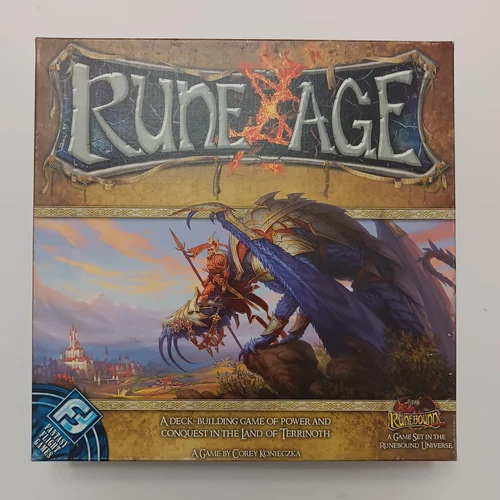 Rune Age Fantasy Flight Games 2011 Silver Line Runebound Board Game