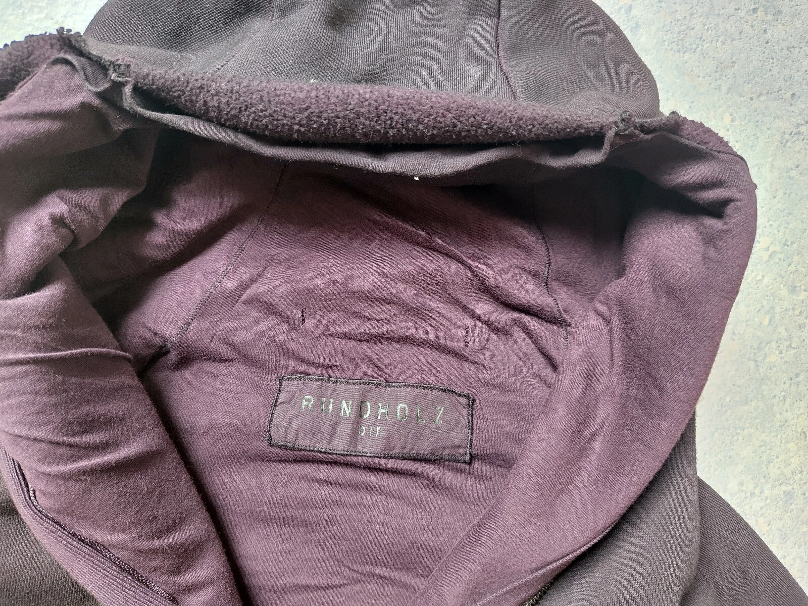 SACAI Cooler felpa con cappuccio di TONDO LEGNO Dip taglia S