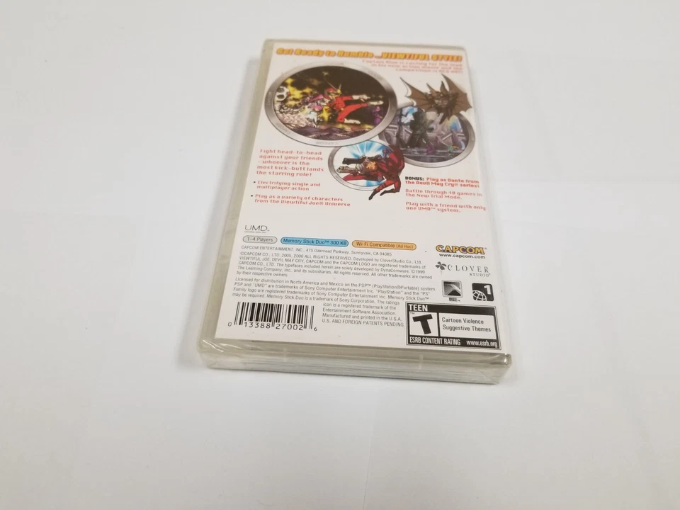 Viewtiful Joe: Red Hot Rumble (Sony PSP, 2006) psp new damage case - Image 2 of 2