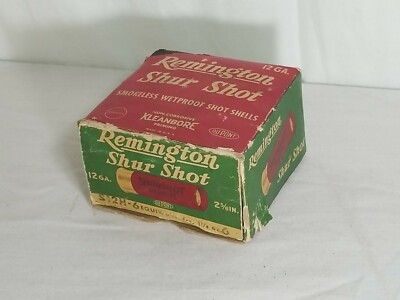Remington Kleanbore Shur Shot 12 Gauge Shotgun Shells Ammo Box