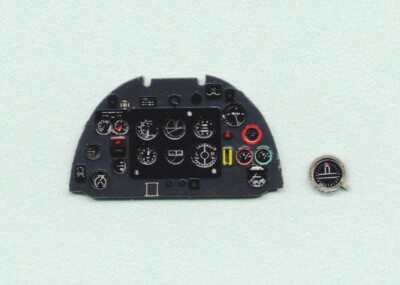 Yahu Models 1/48 Spitfire Mk.Vb Late Instrument Panel for Airfix/Tamiya