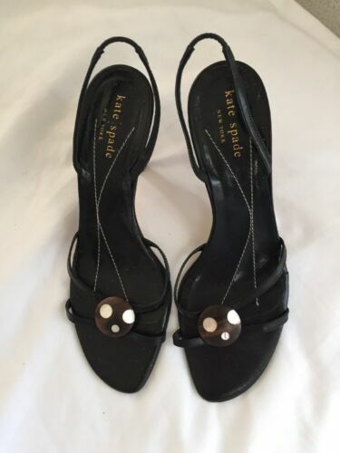 Kate Spade Amour Pom Pumps Pointed Toe Heels Black Leather Amour Pom Pumps | Kate Spade New York main image 3