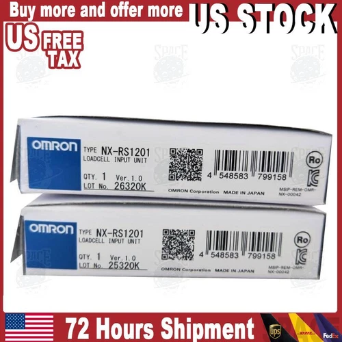 Omron NX-RS1201 Loadcell Input Unit NXRS1201 New Original Fast Shipping