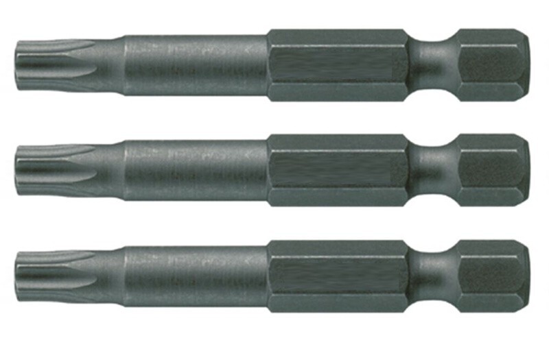Teng Tools TX5002503 - TX25 50mm Bit - 1/4"" Hex - Torx - 3 pack