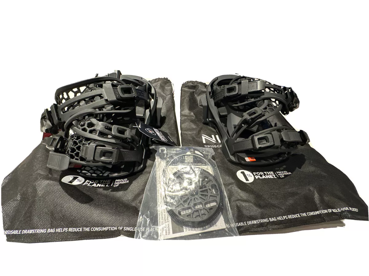 Nidecker Supermatic - Step In Snowboard Bindings - Size Medium