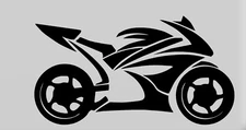 GSXR CBR R1 R6 Ninja Tribal Motorcycle Sport Bike Vinyl Decal Sticker Cool iPad