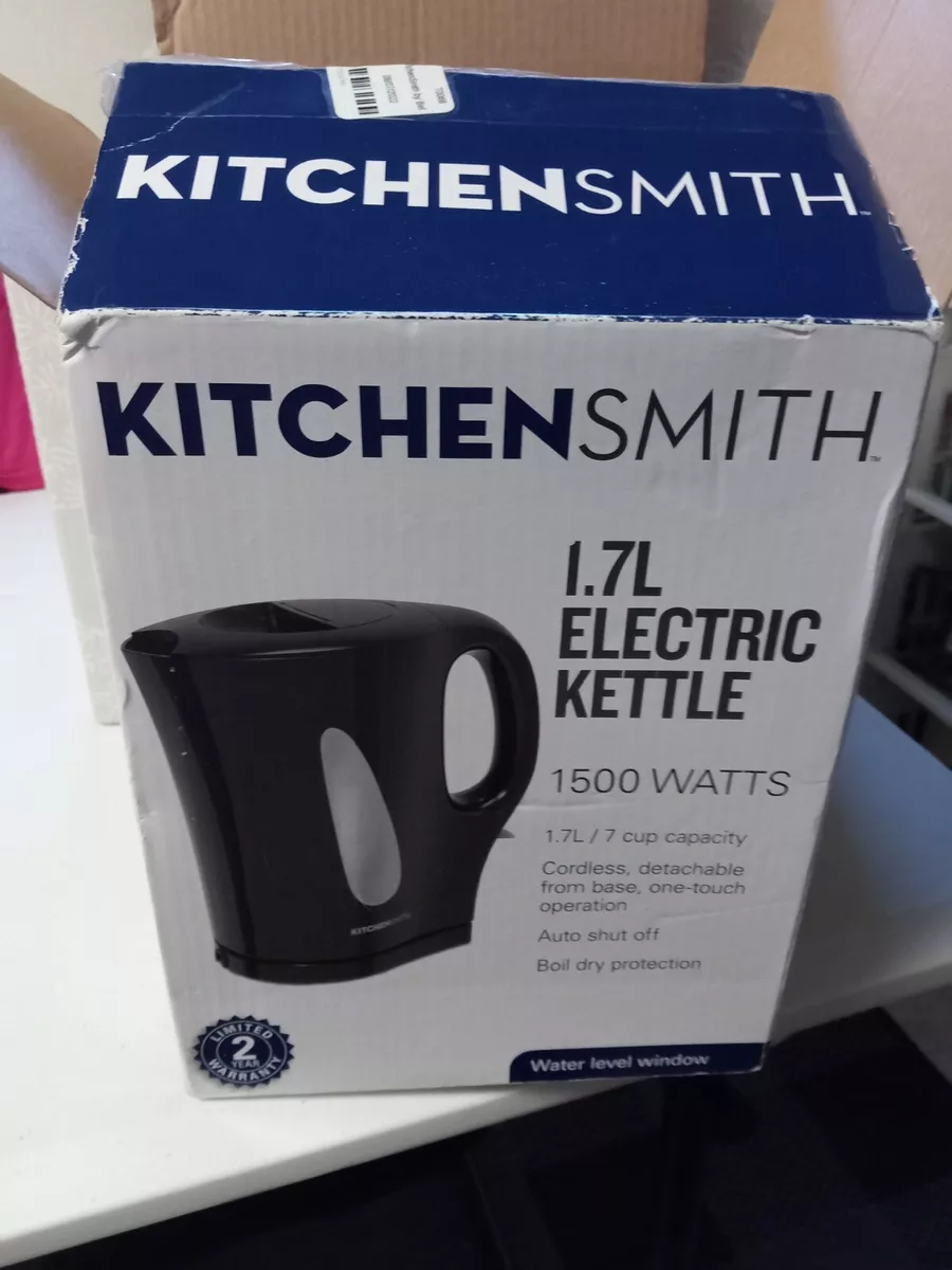 KitchenSmith by Bella Electric Tea Kettle - Black