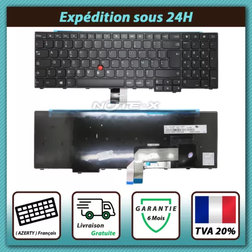 CLAVIER FRANÇAIS AZERTY POUR LENOVO THINKPAD T540 T540P T550 T560 P50S