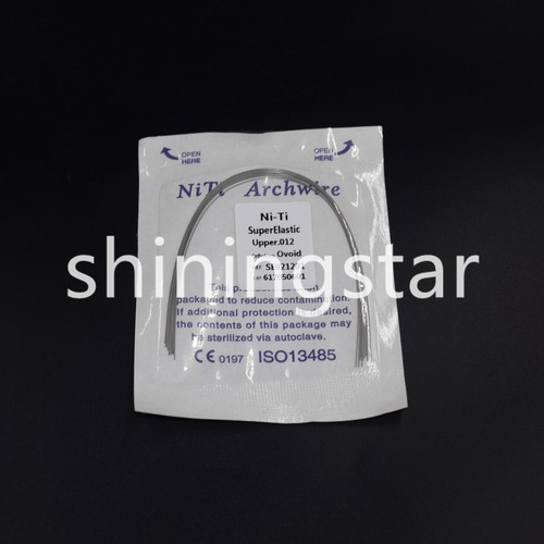 1 Sacchetto Super Elastico Niti Dentale Ortodontico Arco Filo Rotondo Ovoidale Superiore/Inferiore - Foto 9 di 38