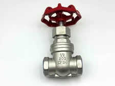 1/2" NPT Stainless Steel Gate Valve  200 psi WOG GV-050