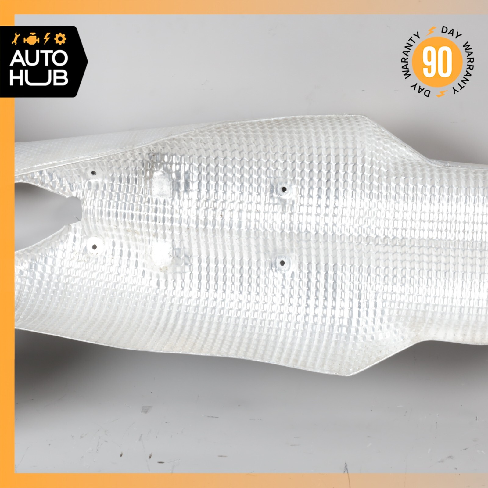 18-23 Aston Martin DB11 4.0L V8 Underbody Exhaust Muffler Heat Shield Panel OEM