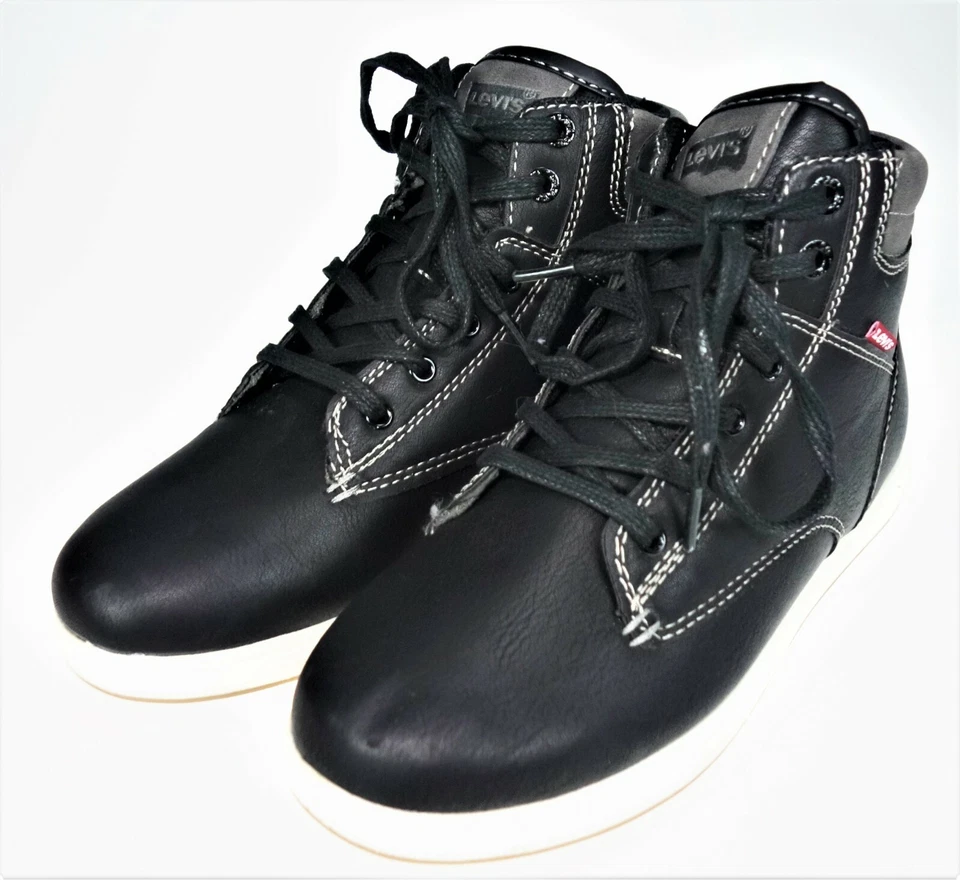 Zapatillas altas 3M Levi’s Daryl Cactus negras imitación espuma para niños Foto 2 de 4